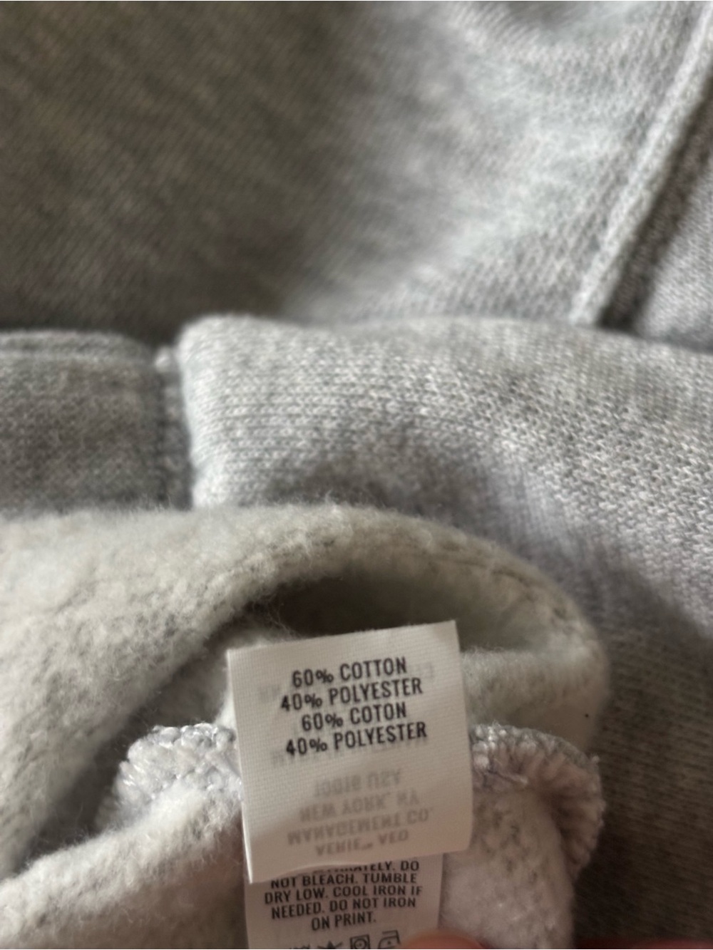 Aerie Fleece of Mind Cropped Polo Henley Collared Fleece Sweatshirt Grey Size M - Picture 12 of 14